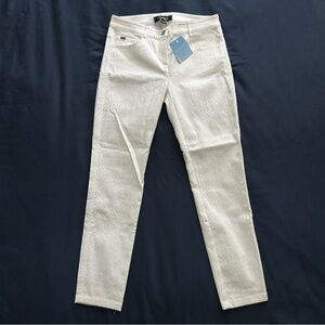 New with tags St. John bianco white denim jeans